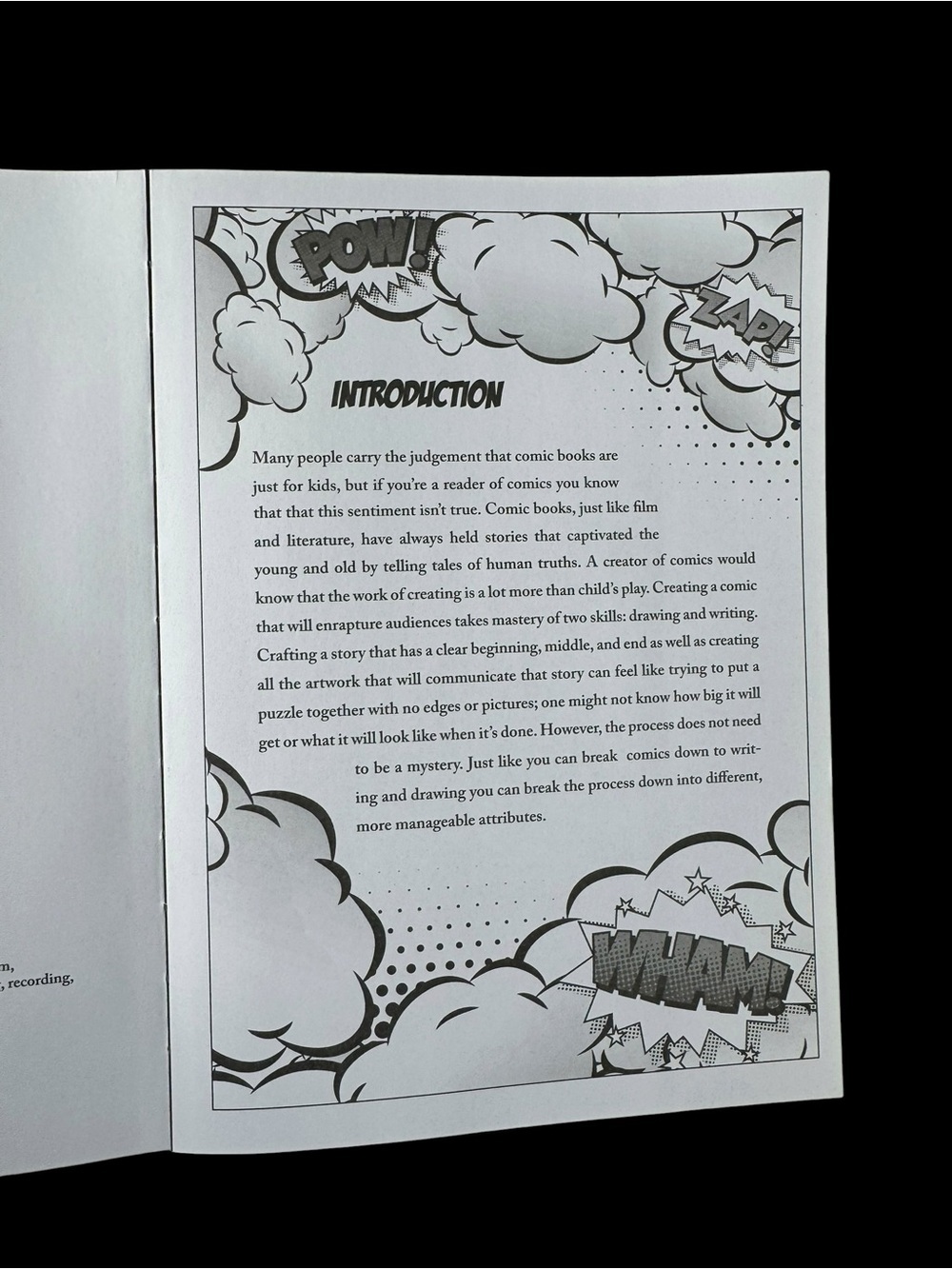Comic Sketch Book - Blue Cover - Picture 3 of 4